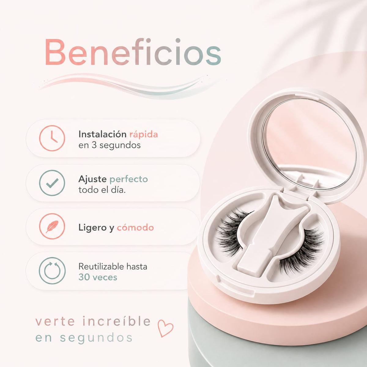 Pestañas Magnéticas 3D Nexa™ – Tu Mirada Perfecta en Segundos ✨👁️