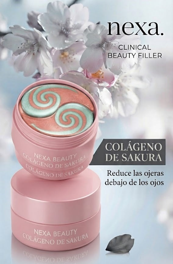 60 pads de colágeno para ojeras Sakura -  anti ojeras  - anti bolsas de ojos